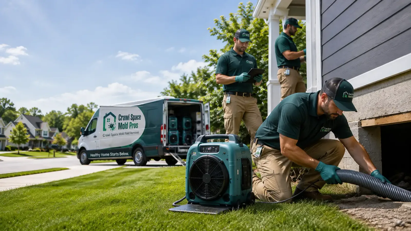 Crawl Space Mold Removal in Rhame, ND